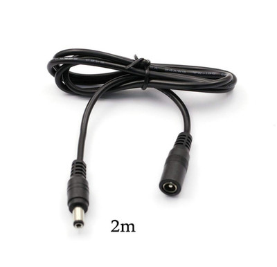 1 Female to 2 3 4 Male DC Power Splitter Cable Wire For CCTV Security 2.1*5.5mm 