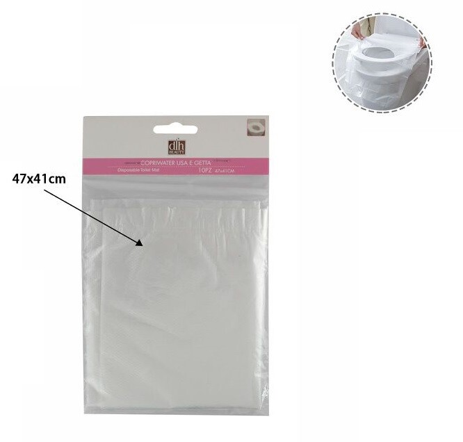 Set 10 Pezzi Copriwater Usa E Getta Monouso dfh