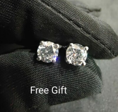 Pre-owned Nsg 4.1 Ct 100% Tester Passing Moissanite Custom Memory Picture Pendant 925 Silver In White