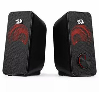 Redragon GS500 Stentor PC Gaming Speaker 2.0 Channel Stereo Desktop Computer New