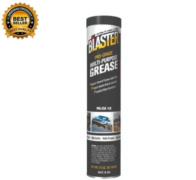 Multi-Purpose Grease Cartridge Pro-Grade 14 Oz Lubricant Axle and Auto