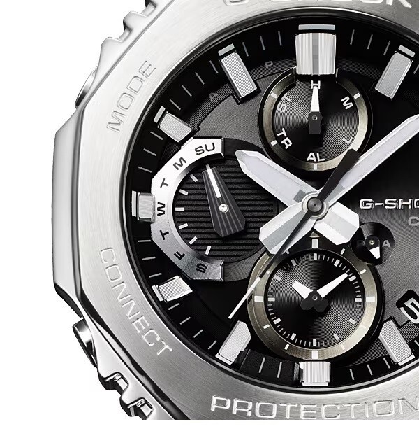 Pre-owned Casio G-shock Chronograph Gmc-b2100d-1ajf Men's Watch Octagon Black 2024