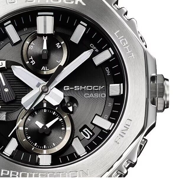 Pre-owned Casio G-shock Chronograph Gmc-b2100d-1ajf Men's Watch Octagon Black 2024