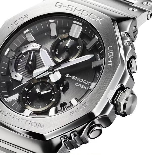 Pre-owned Casio G-shock Chronograph Gmc-b2100d-1ajf Men's Watch Octagon Black 2024