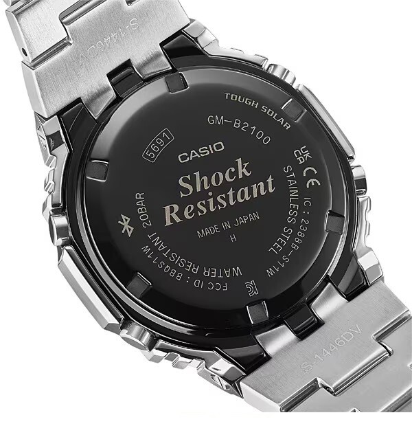 Pre-owned Casio G-shock Full Metal Octagon Gm-b2100ad-5ajf Men's Watch Bluetooth 2024