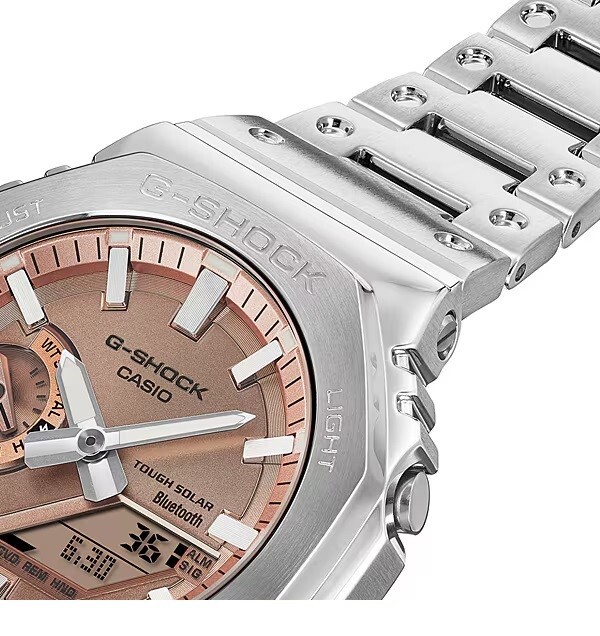 Pre-owned Casio G-shock Full Metal Octagon Gm-b2100ad-5ajf Men's Watch Bluetooth 2024