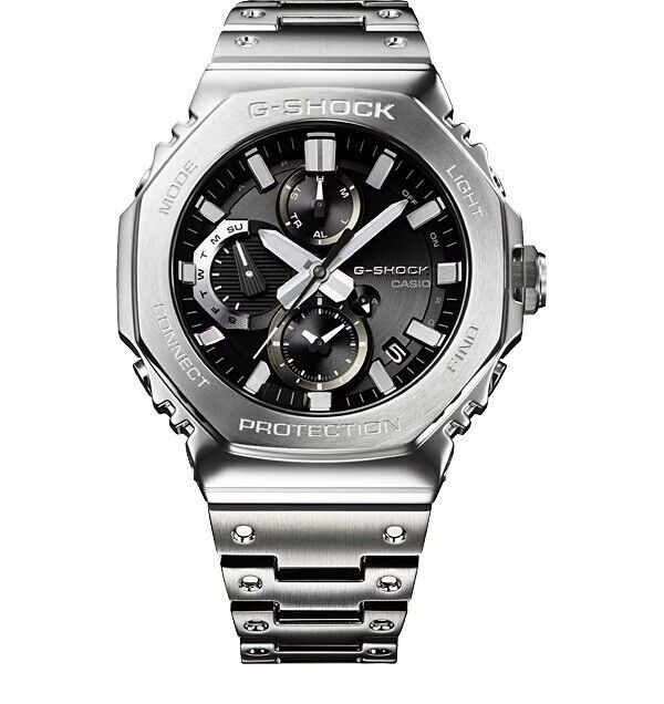 Pre-owned Casio G-shock Chronograph Gmc-b2100d-1ajf Men's Watch Octagon Black 2024