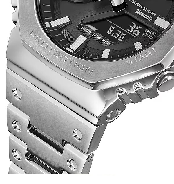 Pre-owned G-shock Casio  Full Metal Octagon Gm-b2100sd-1ajf Men's Watch Bluetooth Black