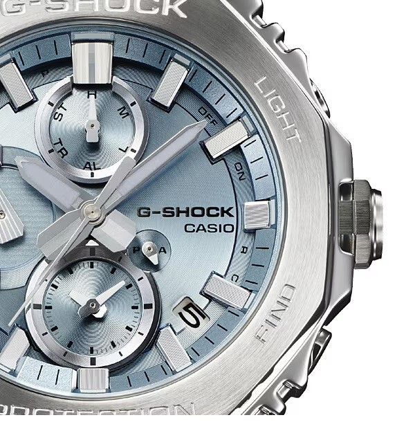 Pre-owned Casio Pre-order  G-shock Chronograph Gmc-b2100ad-2ajf Men's Watch Blue Dual Time