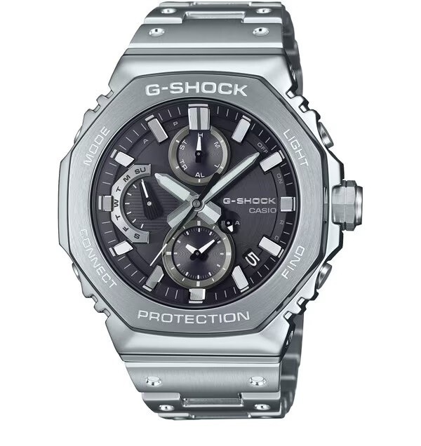 Pre-owned Casio G-shock Chronograph Gmc-b2100d-1ajf Men's Watch Octagon Black 2024