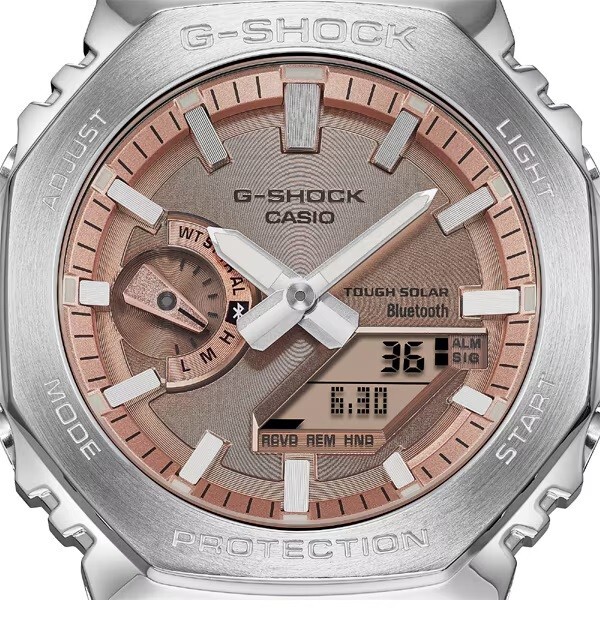 Pre-owned Casio G-shock Full Metal Octagon Gm-b2100ad-5ajf Men's Watch Bluetooth 2024