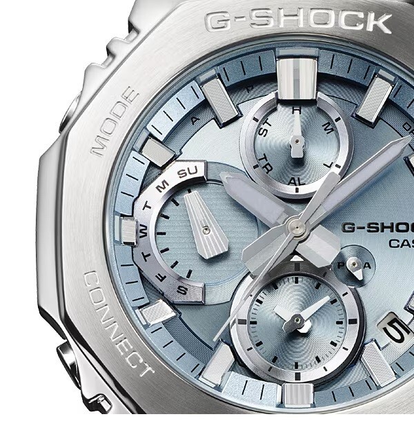 Pre-owned Casio Pre-order  G-shock Chronograph Gmc-b2100ad-2ajf Men's Watch Blue Dual Time