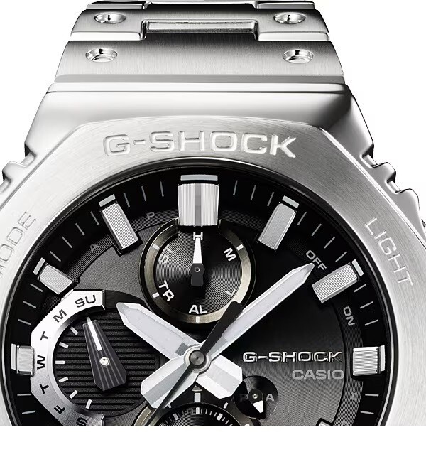 Pre-owned Casio G-shock Chronograph Gmc-b2100d-1ajf Men's Watch Octagon Black 2024