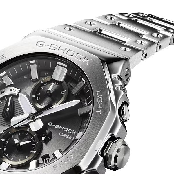Pre-owned Casio G-shock Chronograph Gmc-b2100d-1ajf Men's Watch Octagon Black 2024