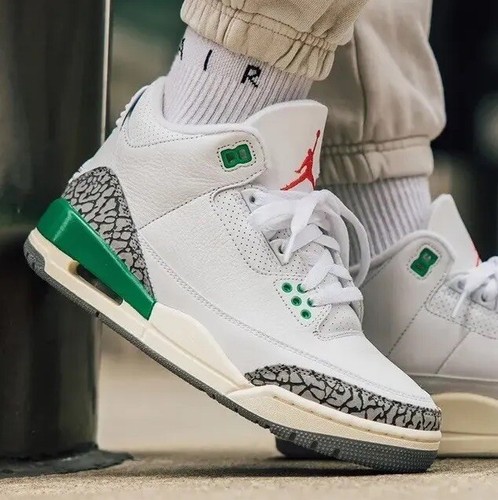 Amazon.com | Air Jordan 3 Retro Lucky Green CK9246 136