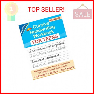 Cursive Handwriting Workbook for Teens: A cursive writing practice workbook for 
