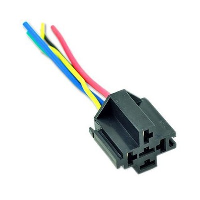 5 Pin Cable Wire Relay Socket Harness Connector DC HOT5V for Auto Car HOT5