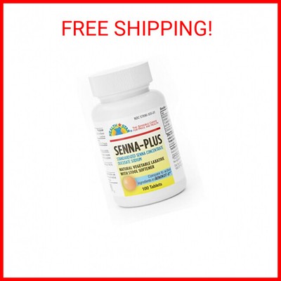 GeriCare Senna Plus Natural Vegetable Laxative with Stool Softener, Docusate Sod