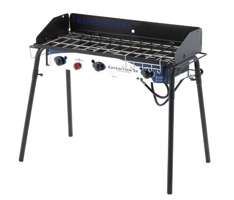 Portable Gas Griddle Grill with Bag and Spatula Set for BBQ Cooking Camping