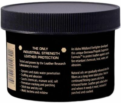 OBENAUF'S HEAVY DUTY LP LEATHER PRESERVATIVE , 8 OZ. JAR - BRAND NEW