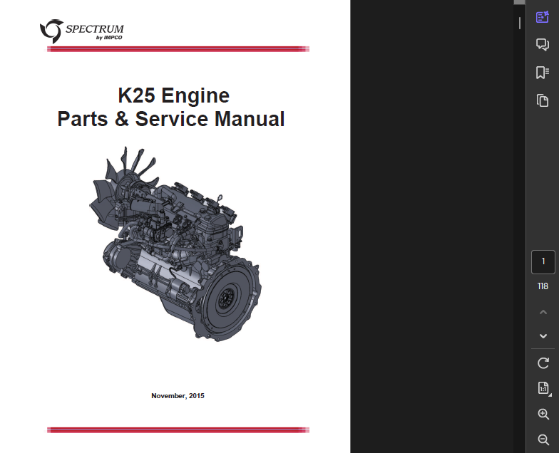 BAOLI KBG30 FORKLIFT SERVICE REPAIR ENGINE SHOP MANUAL PDF USB