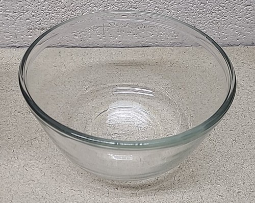 Anchor Hocking Microwave & Ovenware 1987 Clear Nesting Mixing Baking Bowl 1.5