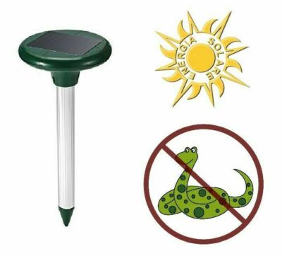 REPELLENTE DISSUASORE SERPENTI SCACCIASERPENTI AD ULTRASUONI A ENERGIA SOLARE