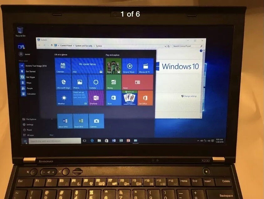 Lenovo Thinkpad X230 i5 512GB SSD 8GB RAM Windows 10 Webcam