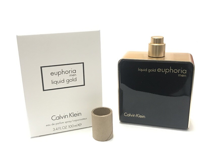 Euphoria Liquid Gold Calvin Klein Men 3.4 oz 100 ml Eau De Parfum