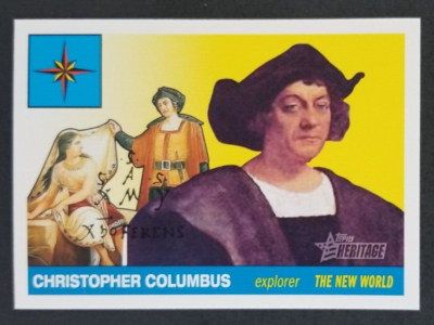 Christopher Columbus Explorer 2009 Topps Heritage Card #20 (NM)
