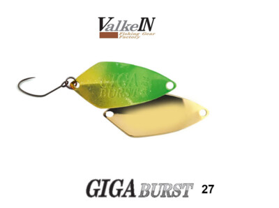 VALKEIN SPOON GIGA BURST 2,8  ITALIAN COLOR 27  JAPAN TROUT AREA SPIN