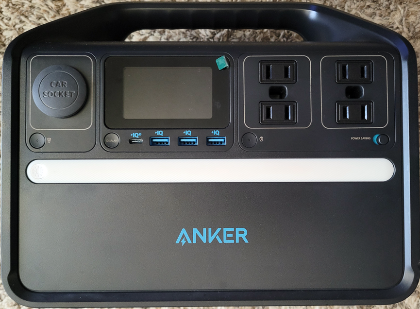 Anker Portable Power Station 512Wh Solar Generator 500W 9-Port Powerhouse