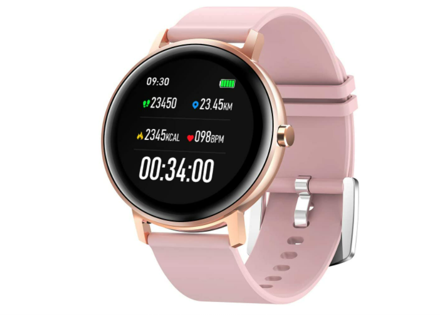 Reloj Inteligente Mujer Smartwatch NT14 Rosa Bluetooth Android IOS