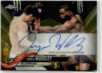 2018 Topps Chrome UFC - Tyron Woodley #FA-WT