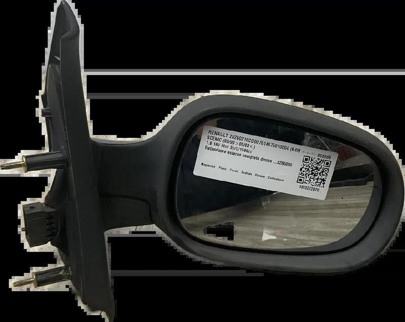 RETROVISORE ESTERNO COMPLETO DESTRO RENAULT SCENIC (03/99>05/03<) 1.6 16V MNV