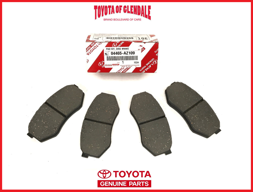 1995-2004 TOYOTA TACOMA FRONT CERAMIC BRAKE PADS GENUINE OEM 04465-AZ109