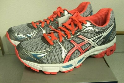 asics gel exalt 2 t4b6n womens size 9 running shoes blue white pink 404657109996