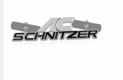 3D Metall AC Schnitzer Schwarz Kühlergril Auto Aufkleber Front Grill Abzeichen