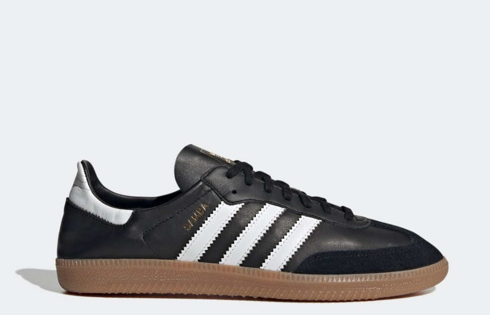 Adidas Samba Decon Leather men' Shoes new BLACK Gum IF0641