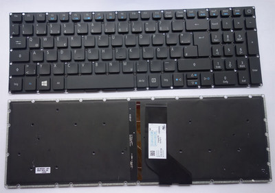 Tastatur Acer Aspire F5-771G-52CR F17 F5-771G-74P9 QWERTZ backlit Keyboard 