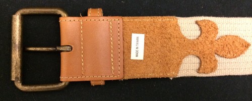 Pre-Owned Women's Ginnie Johansen Belt Brown 6078734 Small 32