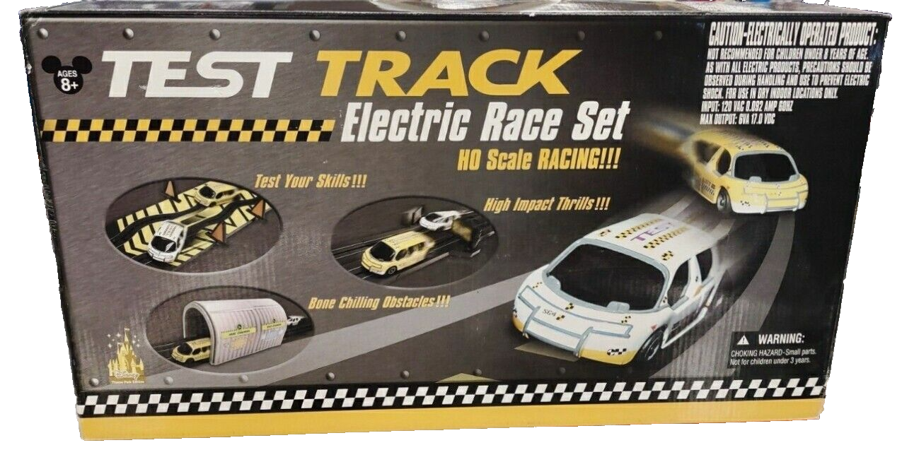 Disney Epcot Test Track Electric Race Set MT/Box – Trainz