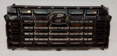 2023 Hyundai Palisade Front Upper Grille Black ASSY OEM PART#86350-S8CD0