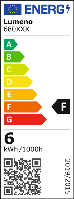 EEK:F Energieeffizienzklasse F