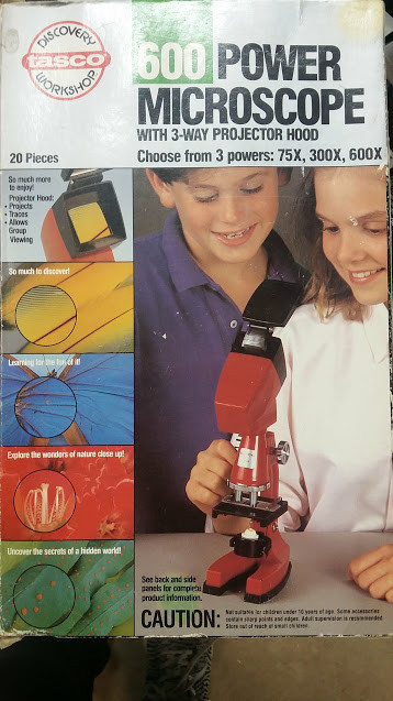 Tasco 600 Power Microscope 3-Way Projector Hood