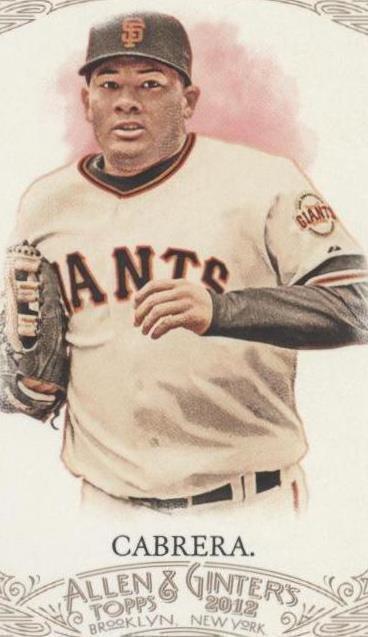 2012 Topps Allen & Ginter's - Melky Cabrera #158