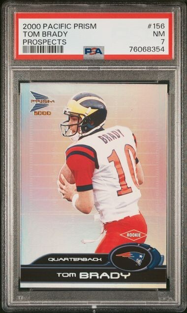 2000 Pacific Tom Brady ルーキーカード Tom Brady 2000 pacific rookie card #403 | eBay