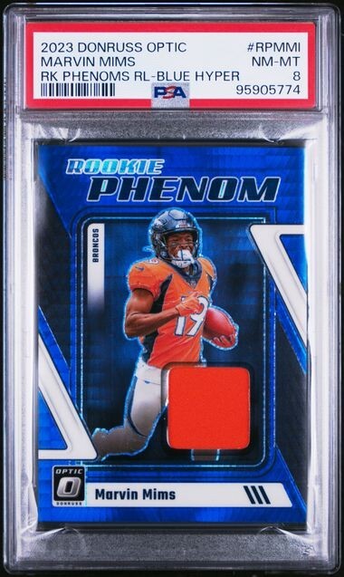 2023 Optic Marvin Mis Rookie Phenom Relics BLUE HYPER PRIZM