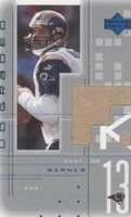 2001 UD Graded Kurt Warner #KW
