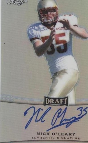 2015 Leaf Metal Draft Nick O'Leary #BA-NO1